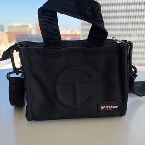 Telfar Eastpak Black mini Crossbody Bag
